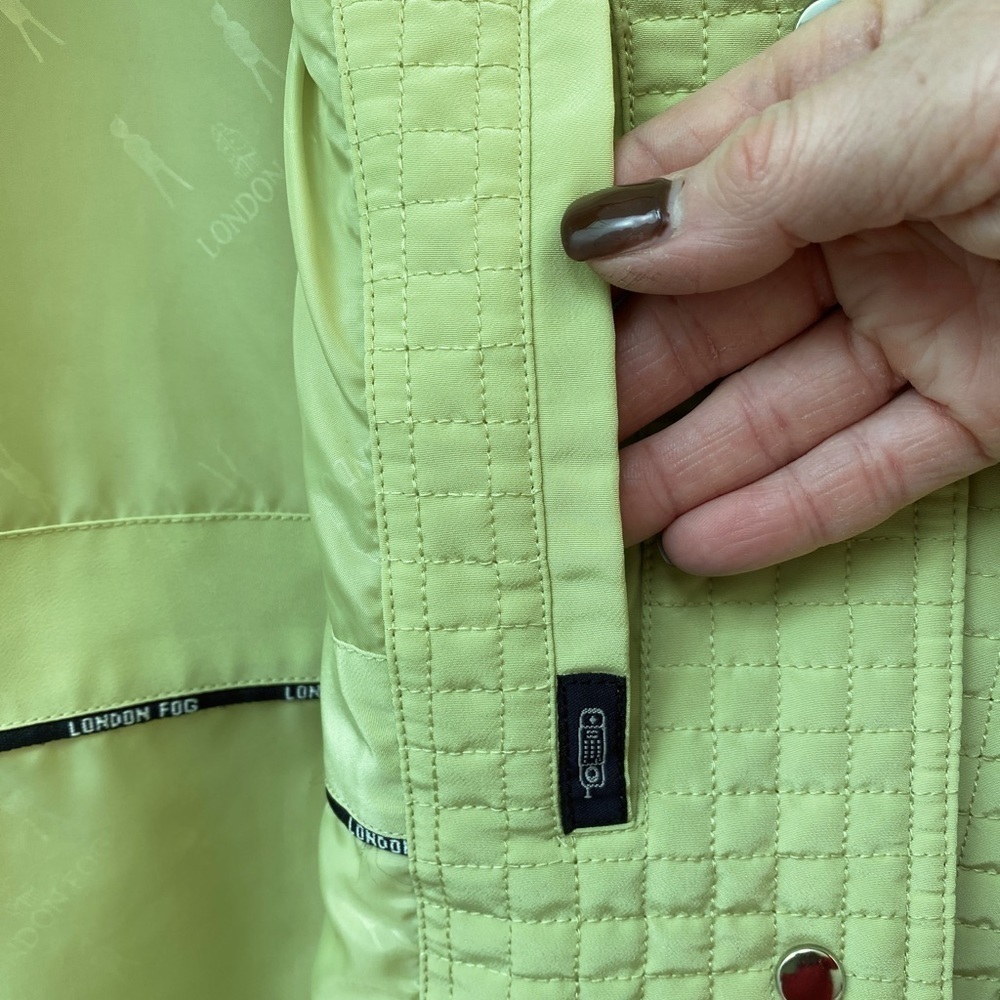 London Fog Quilted Lightweight Spring Jacket Size S - Picture 7 of 10